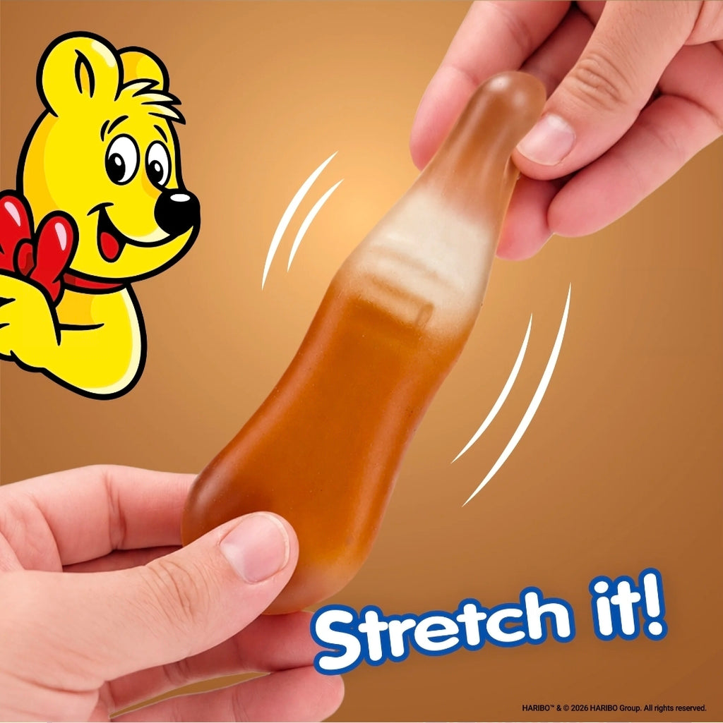 🚨 PRE-ORDER NOW – HARIBO Cola Bottle Squishy Toy! 🥤🍬
