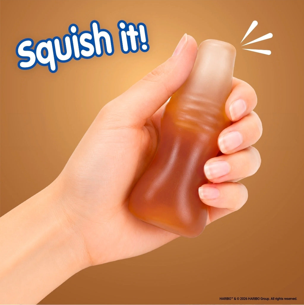 🚨 PRE-ORDER NOW – HARIBO Cola Bottle Squishy Toy! 🥤🍬