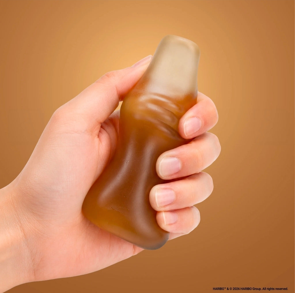 🚨 PRE-ORDER NOW – HARIBO Cola Bottle Squishy Toy! 🥤🍬