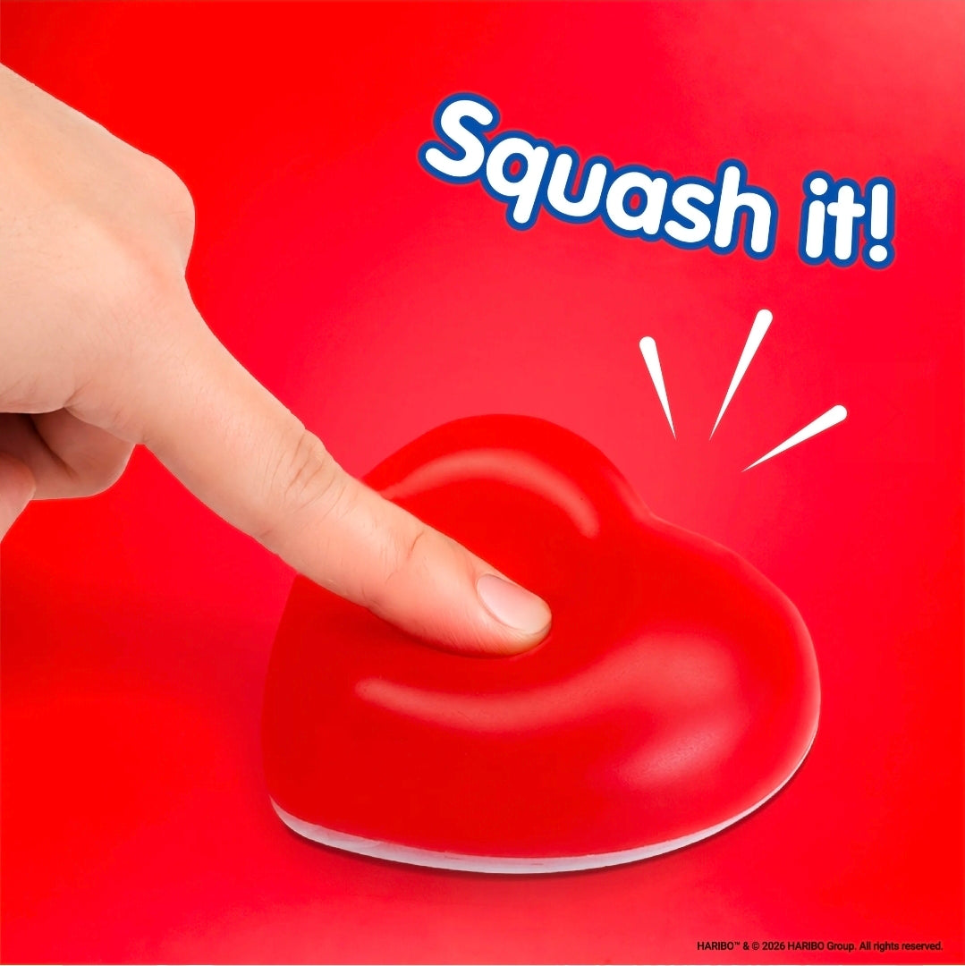 ❤️ PRE-ORDER NOW – HARIBO Love Heart Squishy Toy 🍬