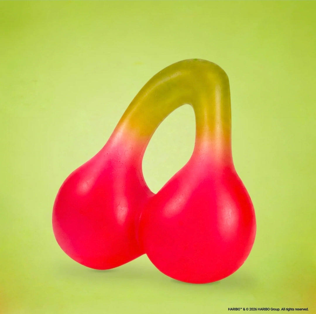 🍒 PRE-ORDER NOW – HARIBO Happy Cherry Squishy Toy!
