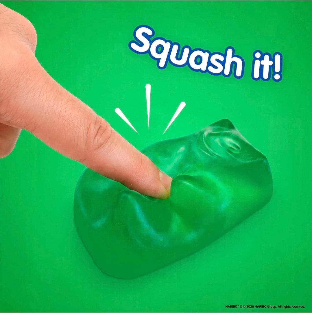 🐻 PRE-ORDER NOW – HARIBO Goldbear Squishy Toy! 🍬