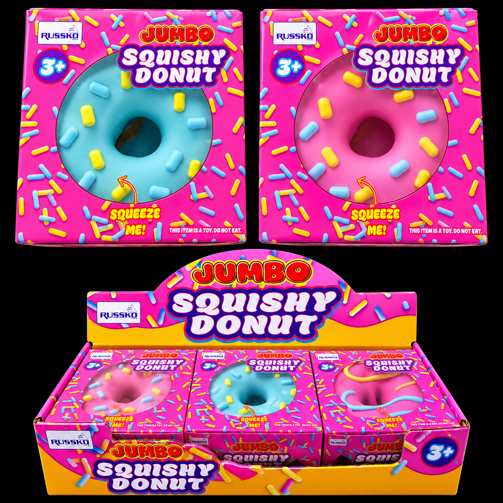 🍩 Jumbo Squishy Donut – Russko