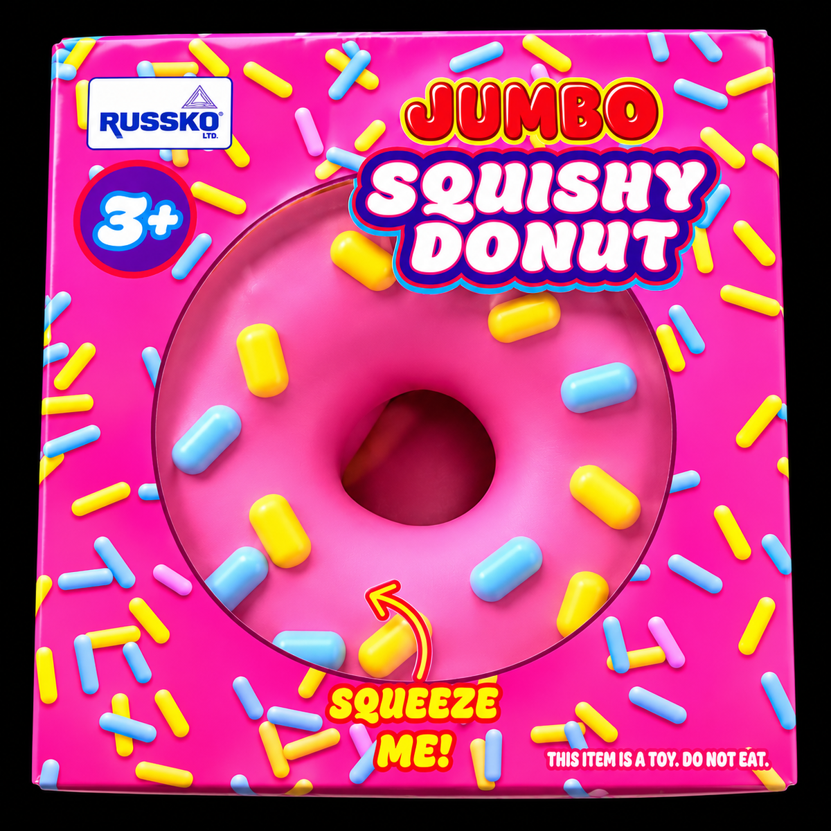 🍩 Jumbo Squishy Donut – Russko