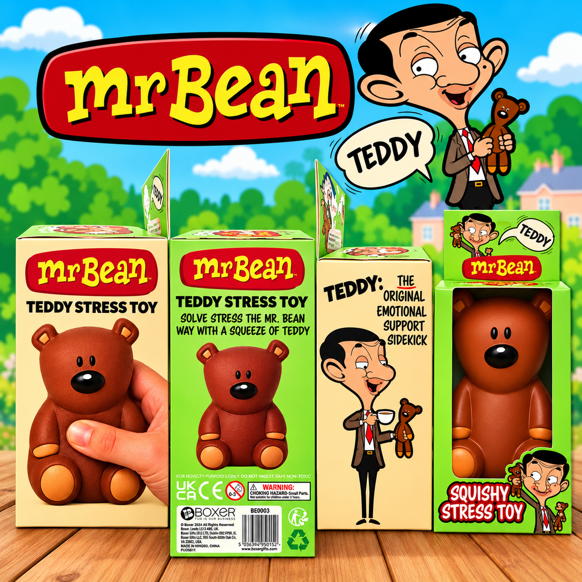 Mr Bean Teddy Squishy Stress Toy 🧸
