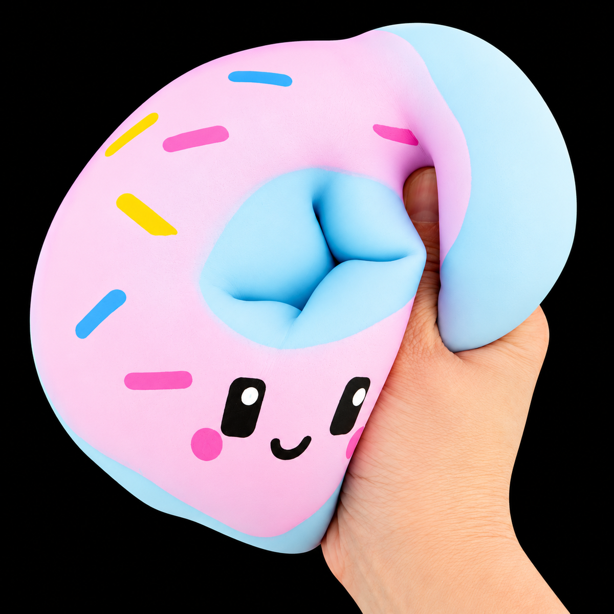 Keycraft The Big Squij Jumbo Donut Squishy – Sensory Fidget Toy