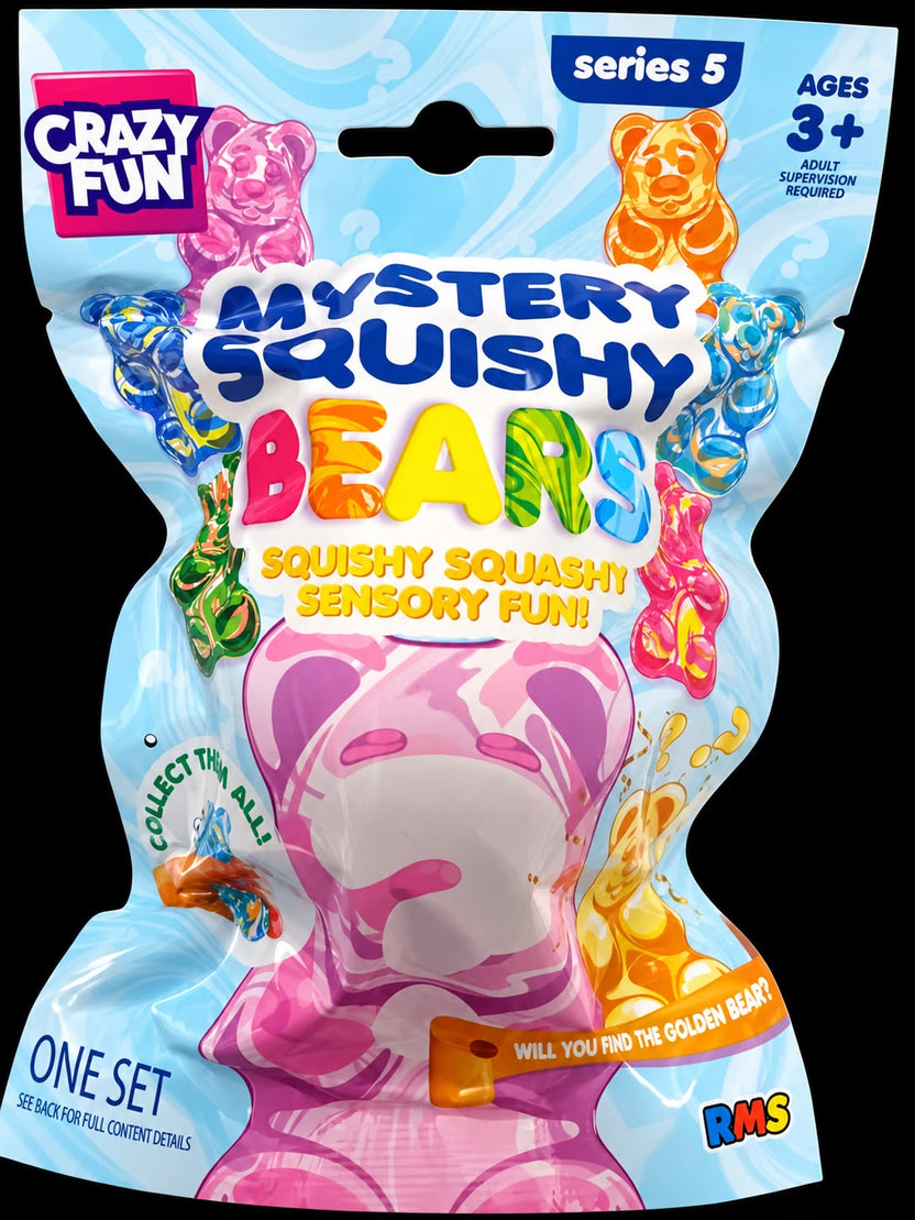 Crazy Fun Mystery Squishy Bears – Series 5 by RMS – ToyWonderlandUK