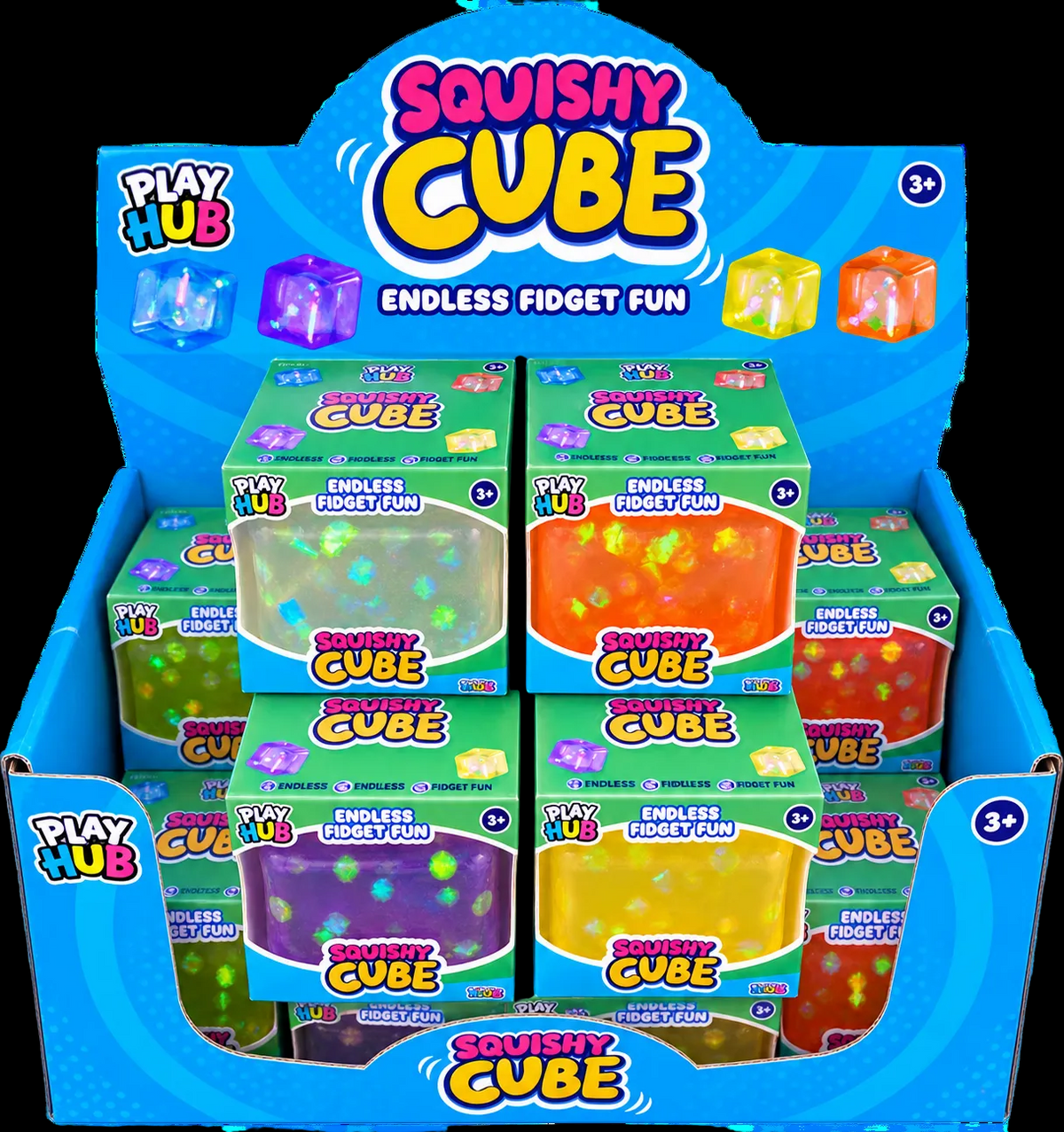 RMS PlayHub Squishy Cube - Endless fidget fun