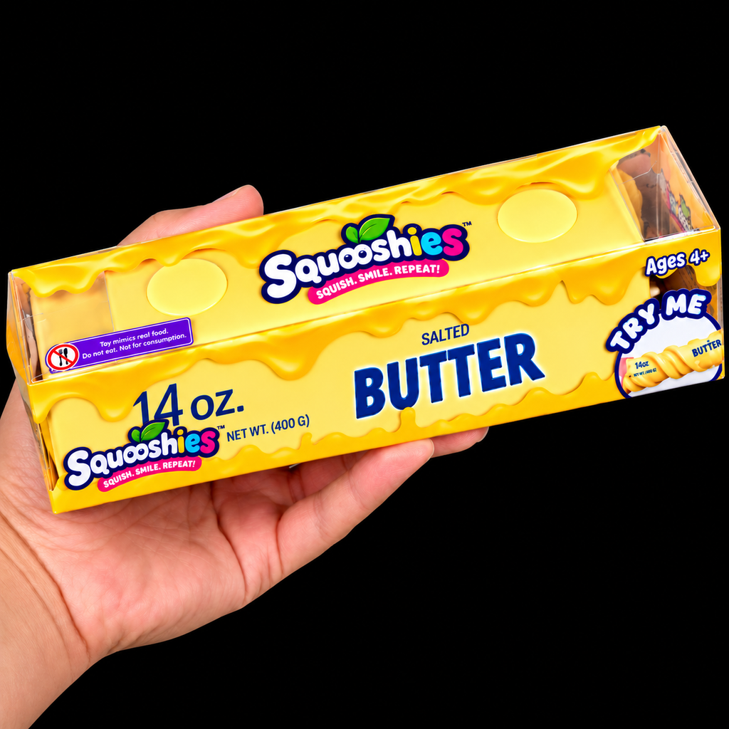 Squooshies Salted Butter Squishy – 14oz