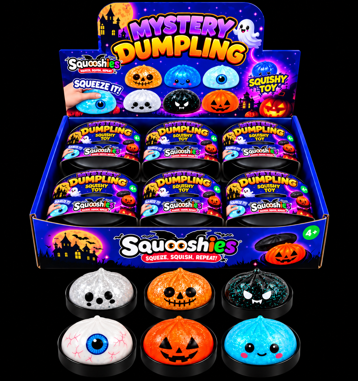 Squooshies Mystery Dumplings - Halloween Edition