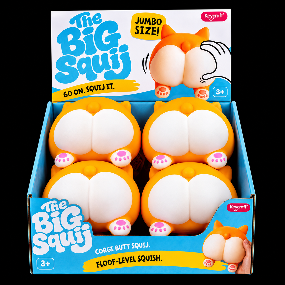The Big Squij – Jumbo Corgi Butt Squishy