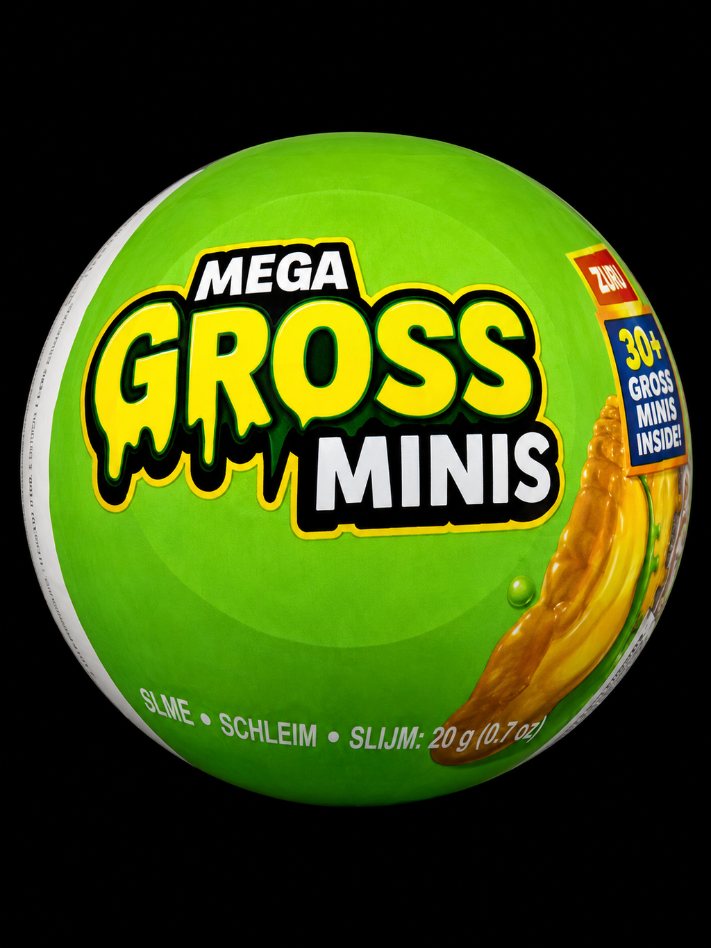 Zuru Mega Gross Minis Series 2 Surprise 40+ Collectible Mini Brands in Gross Jokes Fun Toys for Kids