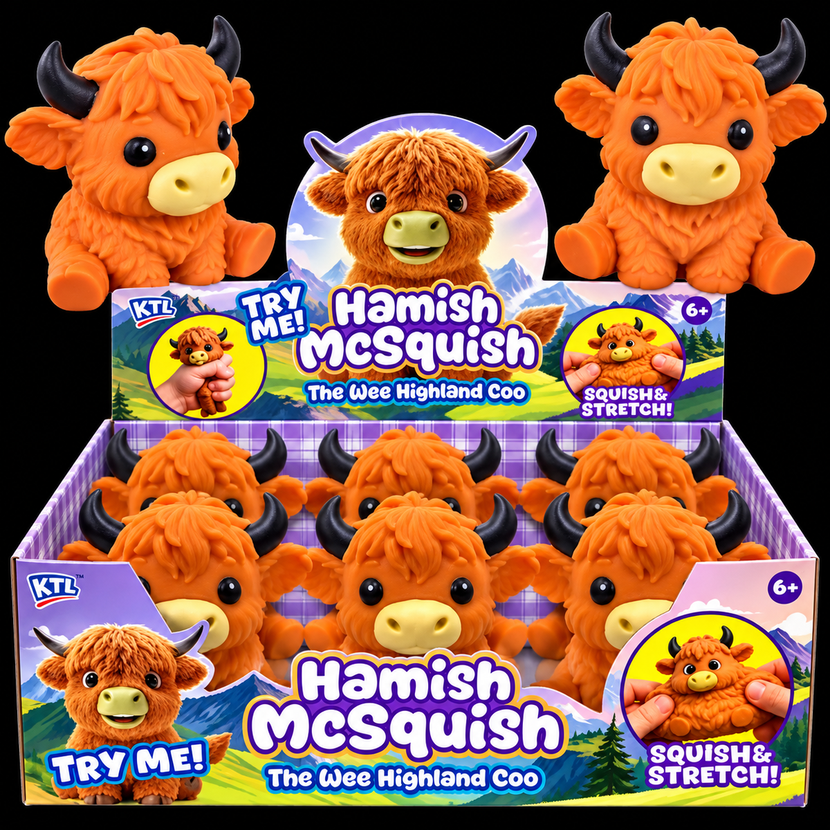 KTL Hamish McSquish – The Wee Highland Coo