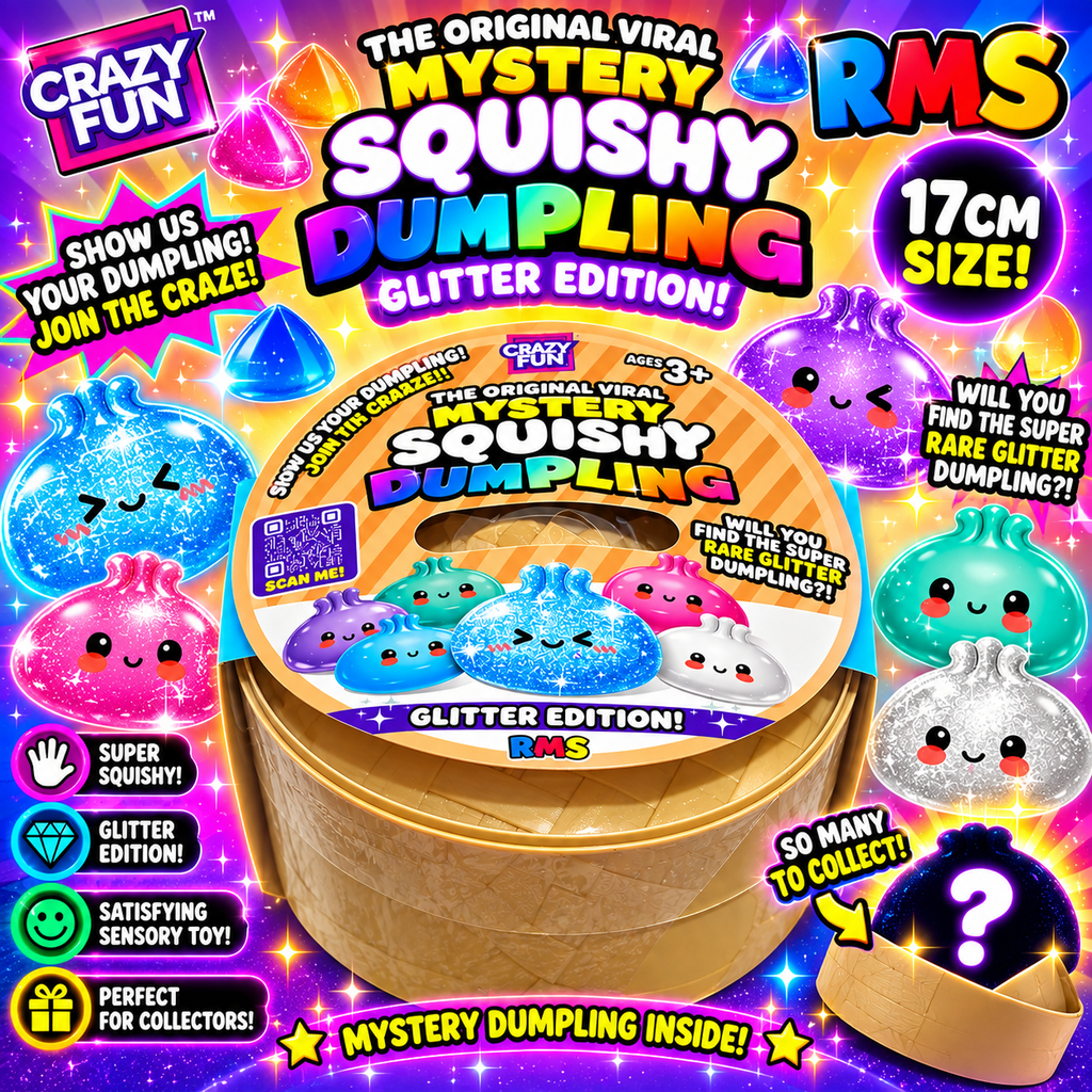 RMS Giant Mystery Squishy Dumpling, 17cm