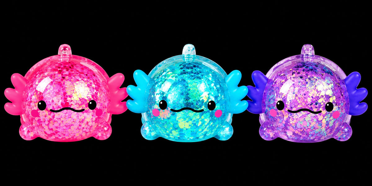 Scrunchems Mini Sugar Axolotls 3-Pack