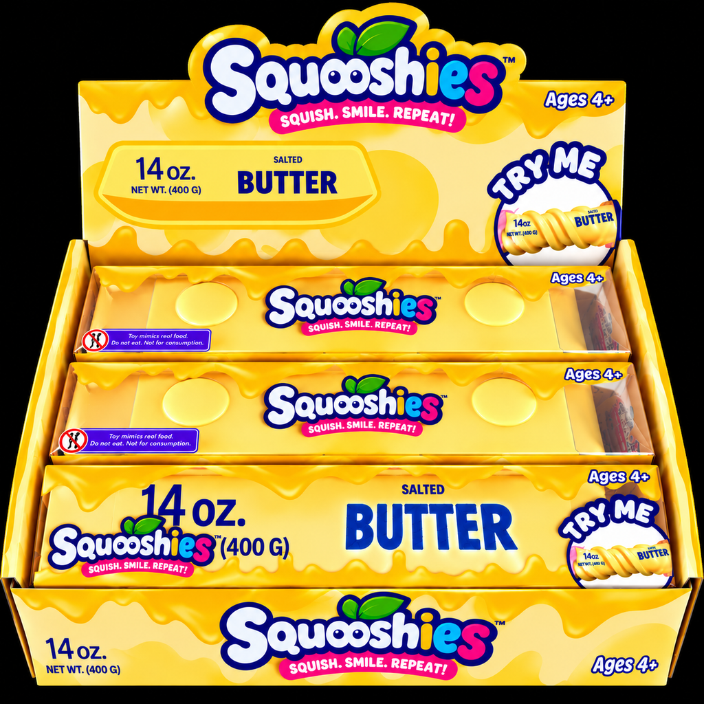 Squooshies Salted Butter Squishy – 14oz