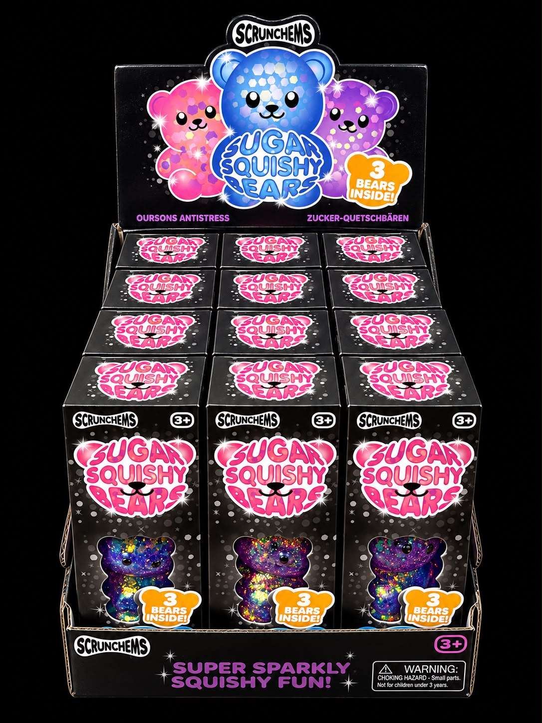 Scrunchems Sugar Diddy Bears 3-Pack