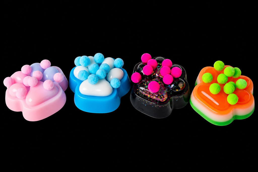 Scrunchems Sticky Squishy Paw Prints