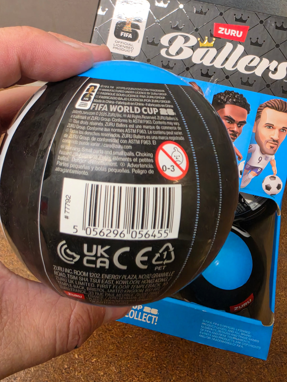 Zuru Ballers FIFA Official Licensed Product - Collectible Soccer Balls with Player Figures - Perfect for Fans and Collectors, per ball sold individually.
