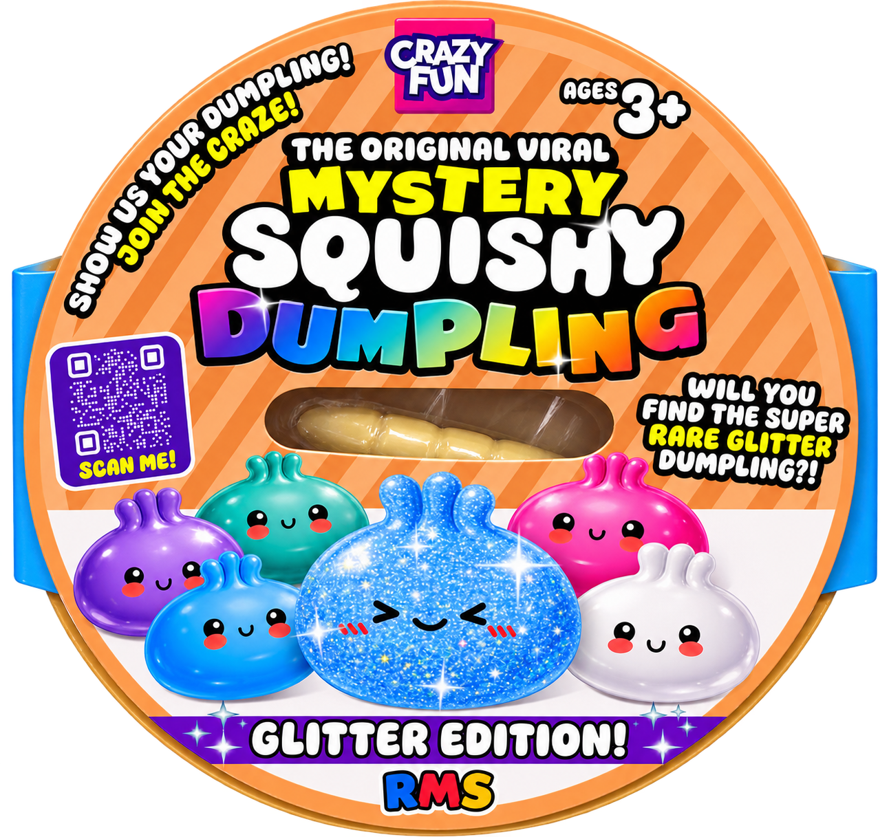 RMS Giant Mystery Squishy Dumpling, 17cm