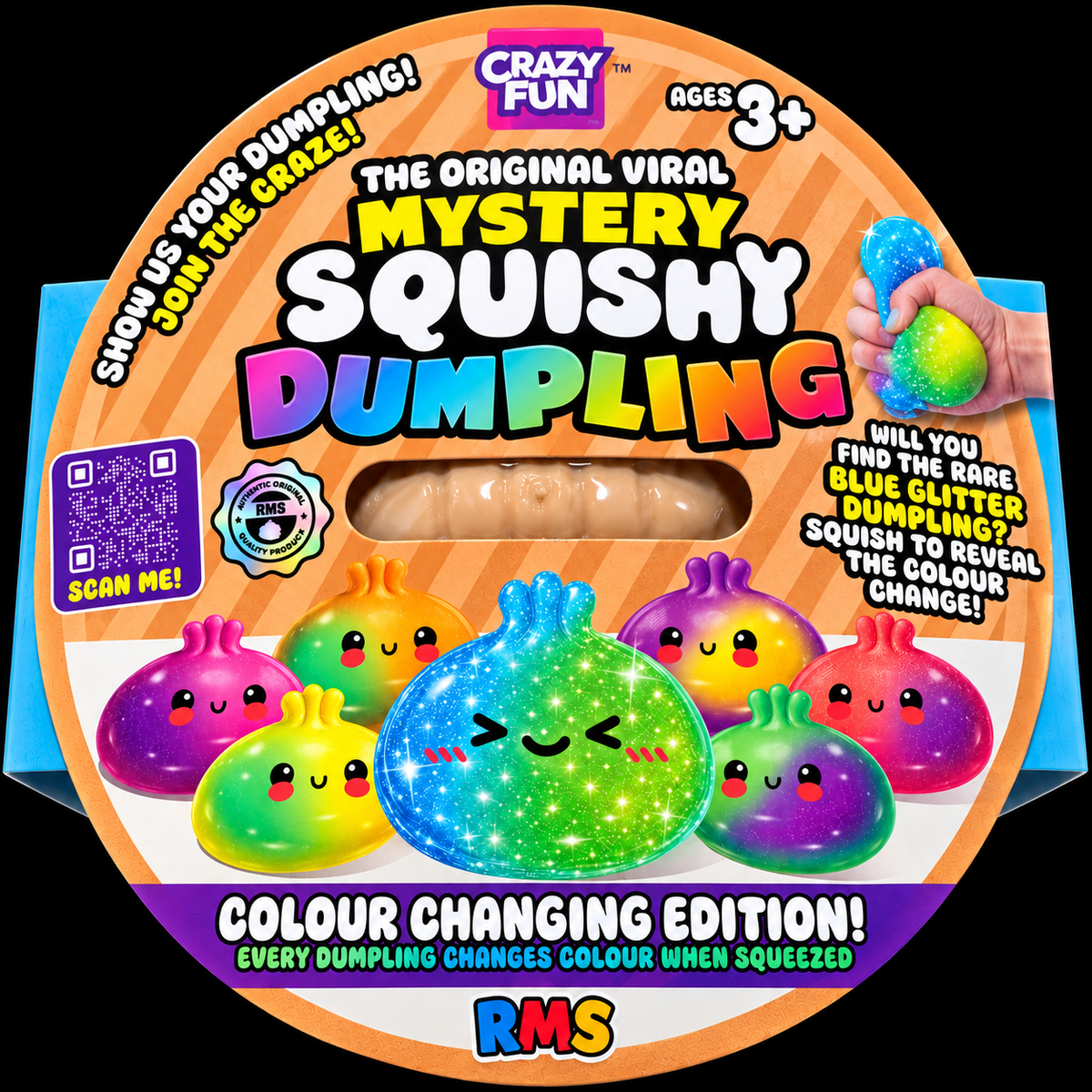 RMS Mystery Squishy Dumpling Colour Changing Edition