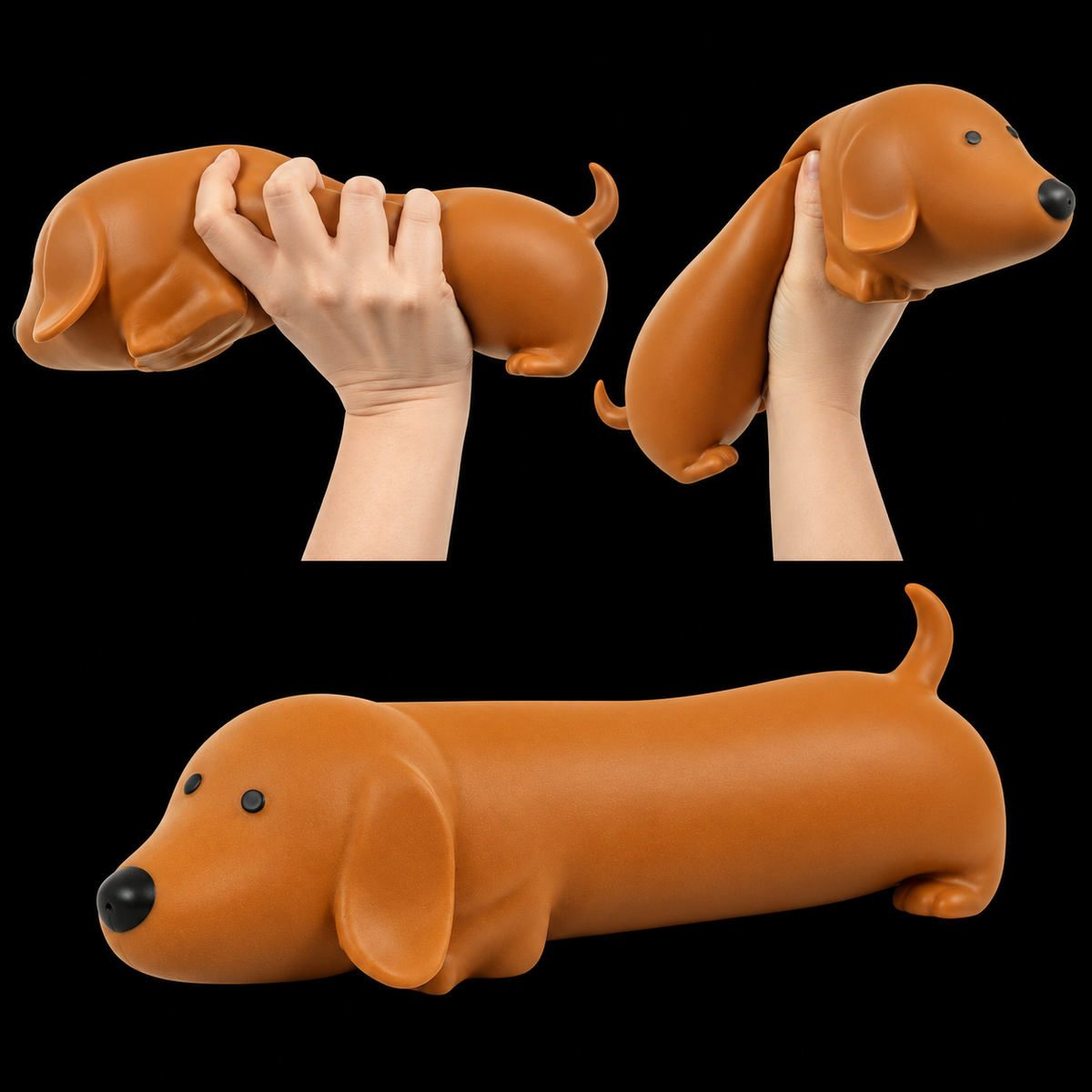 Keycraft The Big Squij – Jumbo Sausage Dog Squishy