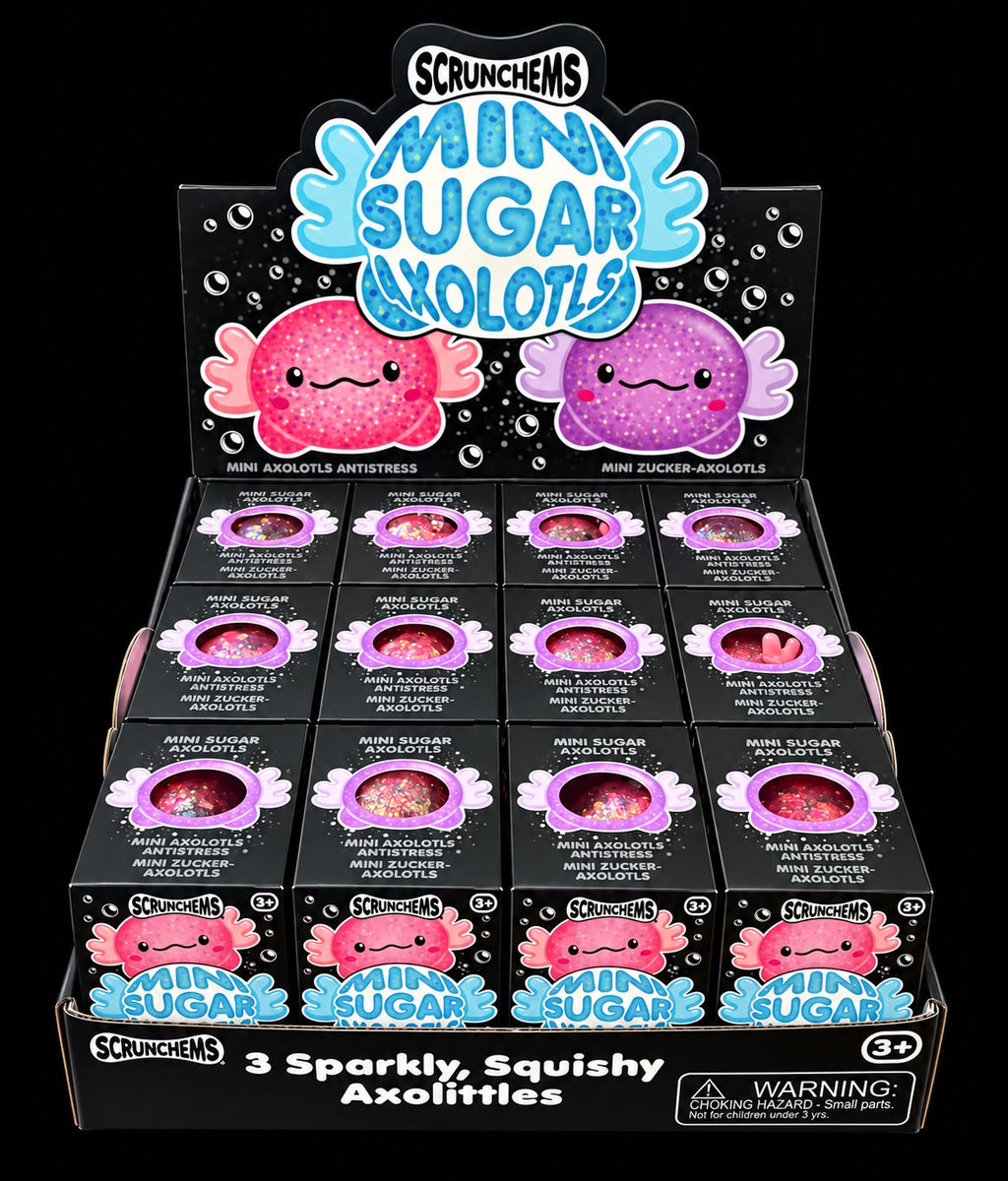 Scrunchems Mini Sugar Axolotls 3-Pack