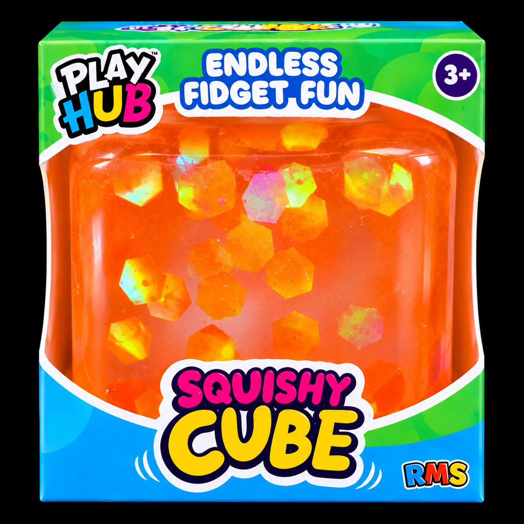 RMS PlayHub Squishy Cube - Endless fidget fun