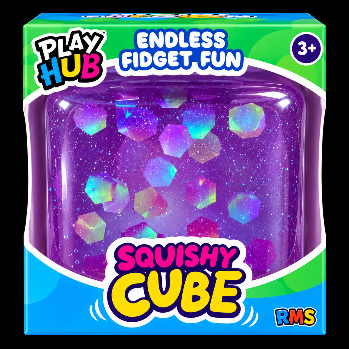 RMS PlayHub Squishy Cube - Endless fidget fun