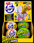 Zuru Mega Gross Minis Series 2 Surprise 40+ Collectible Mini Brands in Gross Jokes Fun Toys for Kids