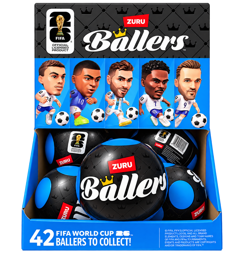 Zuru Ballers FIFA Official Licensed Product - Collectible Soccer Balls with Player Figures - Perfect for Fans and Collectors, per ball sold individually.