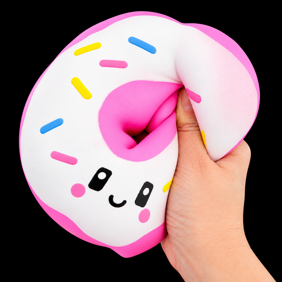 Keycraft The Big Squij Jumbo Donut Squishy – Sensory Fidget Toy