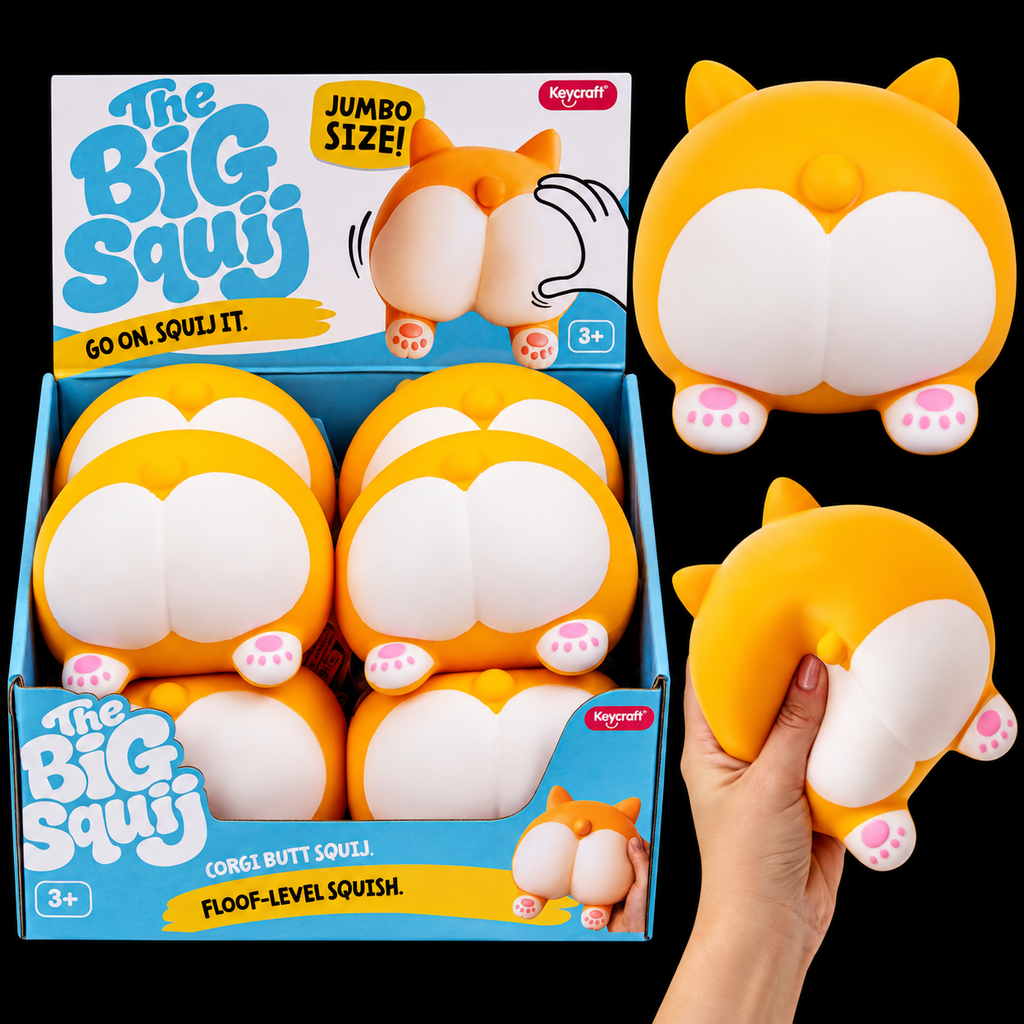 The Big Squij – Jumbo Corgi Butt Squishy