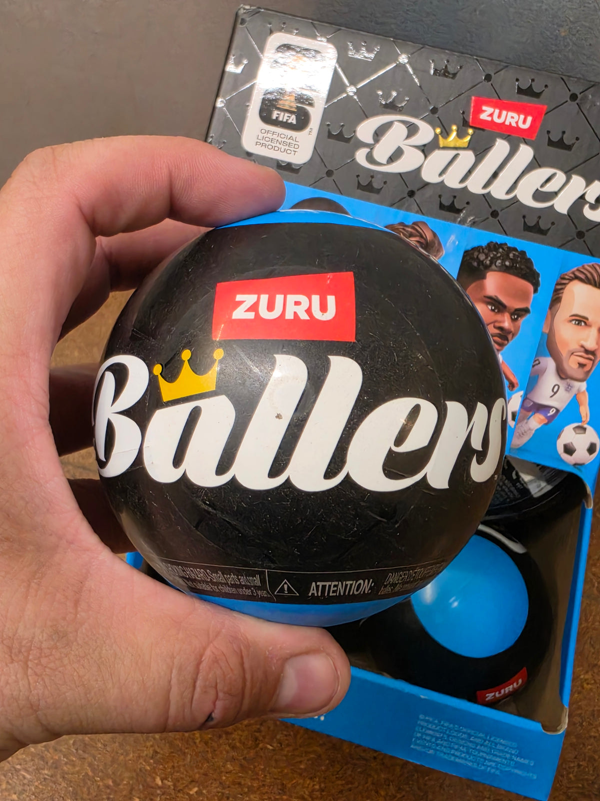Zuru Ballers FIFA Official Licensed Product - Collectible Soccer Balls with Player Figures - Perfect for Fans and Collectors, per ball sold individually.