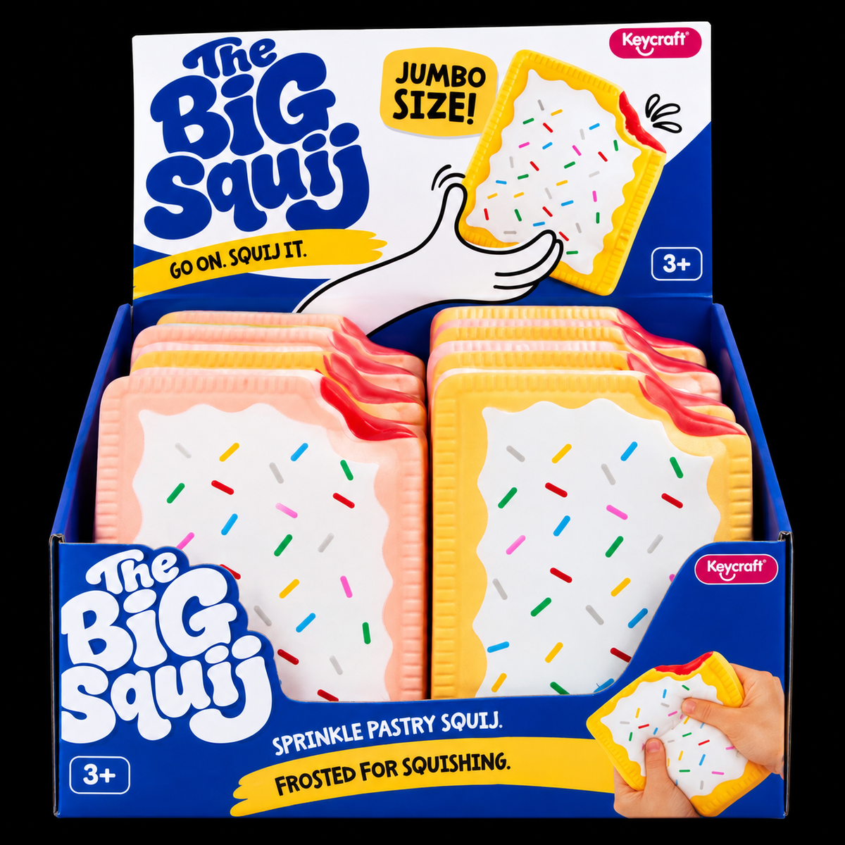 The Big Squij – Jumbo Sprinkle Pastry Squishy!