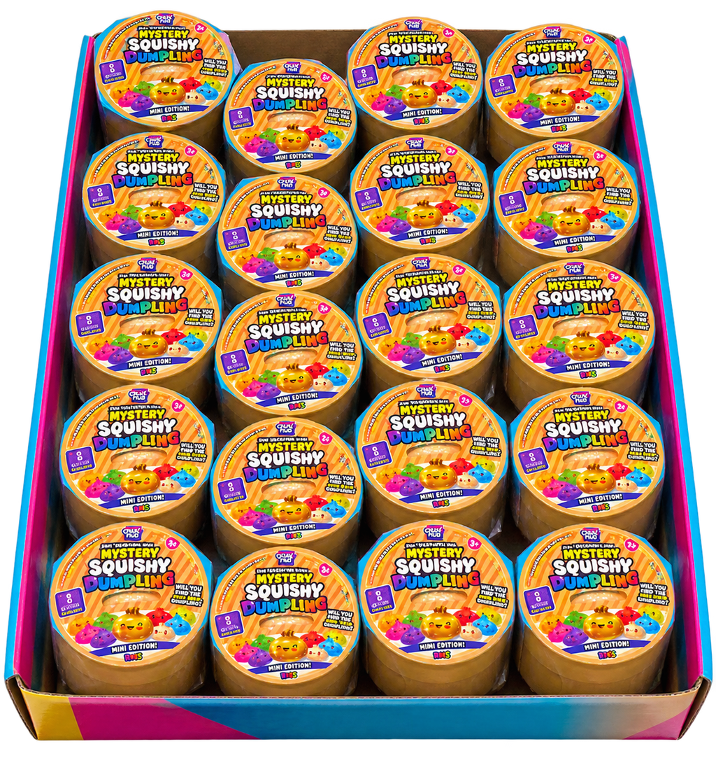 RMS Mystery Squishy Dumpling Mini Edition - Find the Rare Gold Dumpling - Ages 3+ - Fun Pet - Join the Craze!