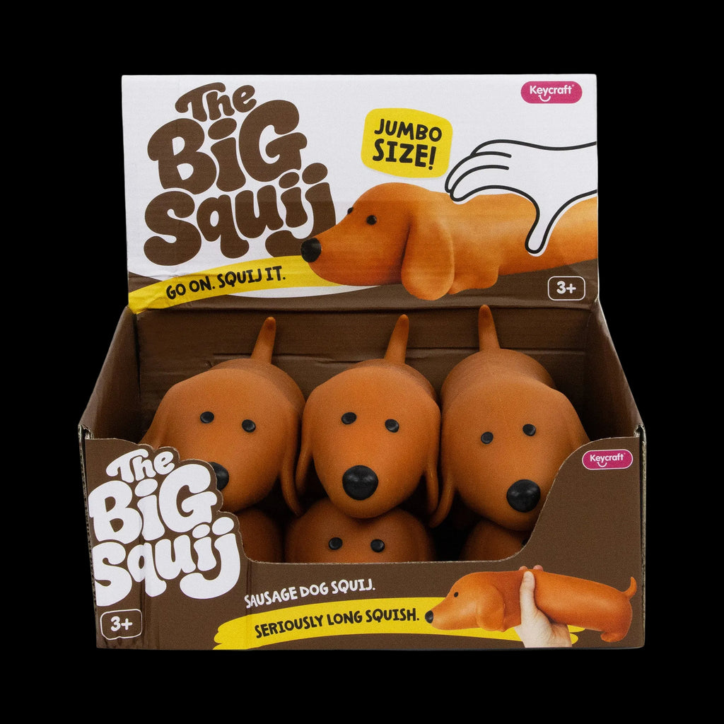 Keycraft The Big Squij – Jumbo Sausage Dog Squishy