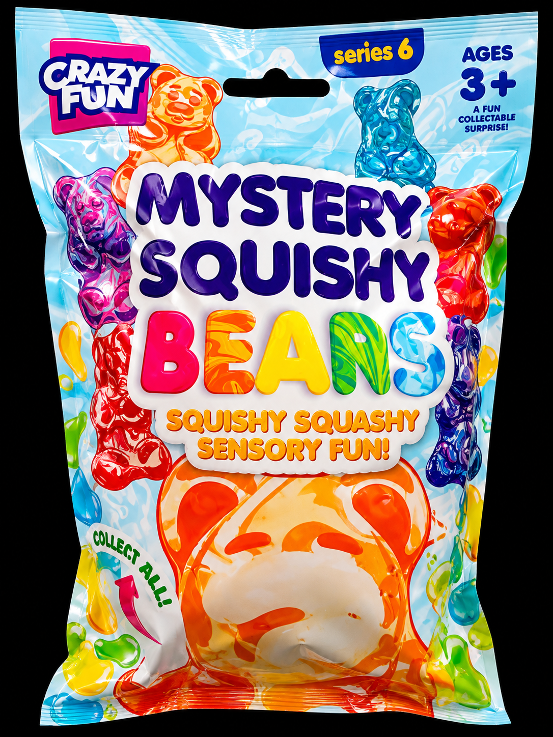 Crazy Fun Mystery Squishy Bears – Series 6 🐻🌈